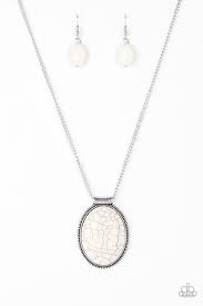 Southwest Showdown White Necklace