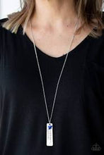Load image into Gallery viewer, Because of the Brave-Blue Necklace
