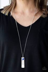 Because of the Brave-Blue Necklace