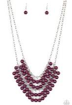 Load image into Gallery viewer, Bubbly Boardwalk Purple Necklace
