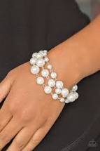 Load image into Gallery viewer, Until The End of TIMELESS White Bracelet
