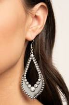 Essential Mineral White Earring