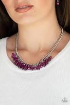 5th Avenue Flirtation Purple Necklace