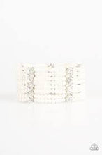 Load image into Gallery viewer, Get in Line White Bracelet

