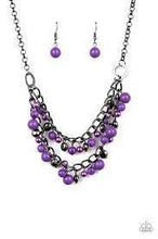 Load image into Gallery viewer, Hold My Drink Purple Necklace
