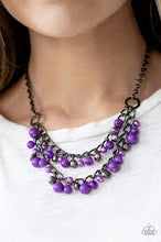 Load image into Gallery viewer, Hold My Drink Purple Necklace
