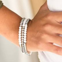 Load image into Gallery viewer, Tourist Trap White Bracelet

